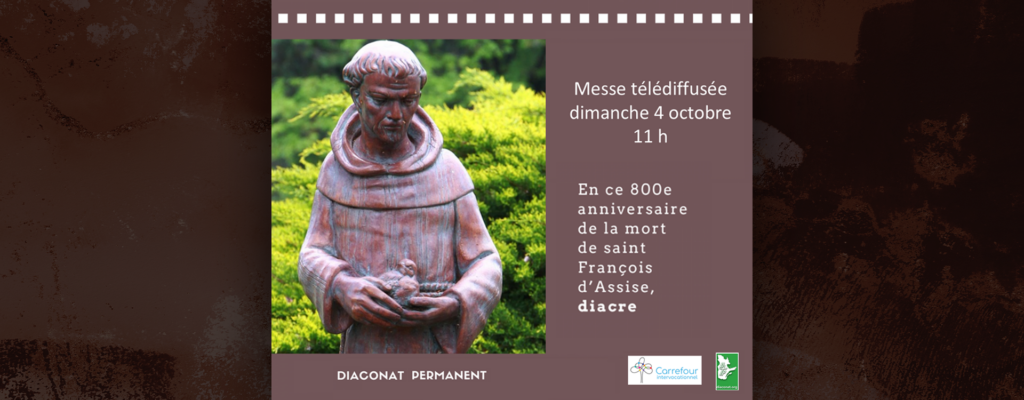 Messe télédiffusée le dimanche 4 octobre à 11h​